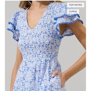 Sugarlips Maisie Floral Pattern Tiered Midi Dress
100% Cotton Size Medium NWT